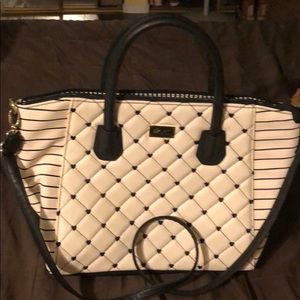 Black and White Betsy Johnson Purse